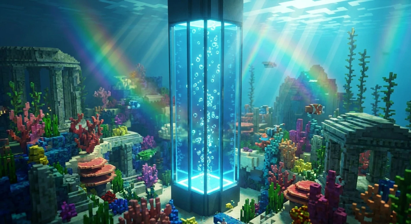 how to make water elevator in minecraft